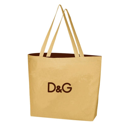 Budget Custom The Outing Cotton Twill Tote Bag