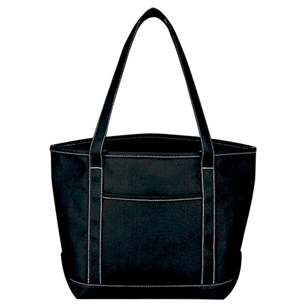 Budget Custom Medium Cotton Canvas Yacht Tote Bag