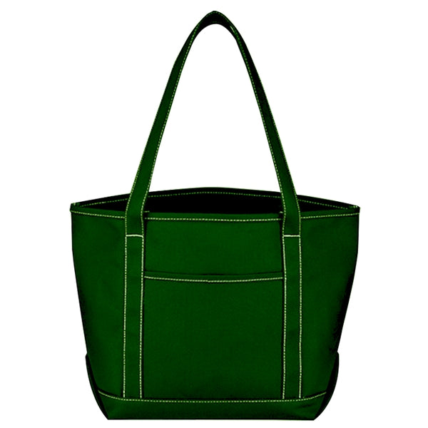 Budget Custom Medium Cotton Canvas Yacht Tote Bag