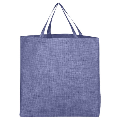Budget Custom Crosshatched Non Woven Tote Bag - BG