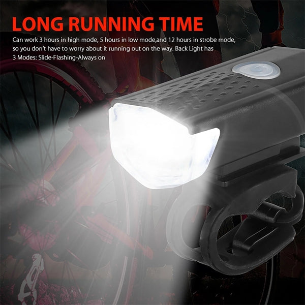 Bike Headlight and Taillight Set