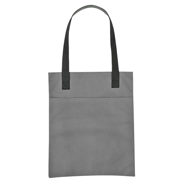 Budget Custom Non Woven Turnabout Brochure Tote Bag