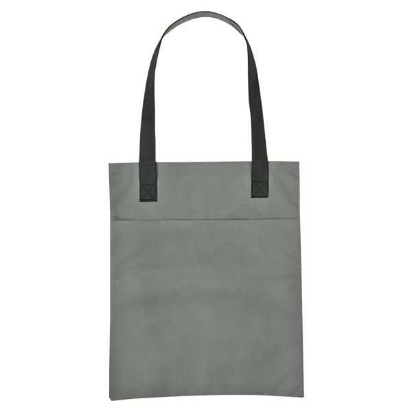 Budget Custom Non Woven Turnabout Brochure Tote Bag