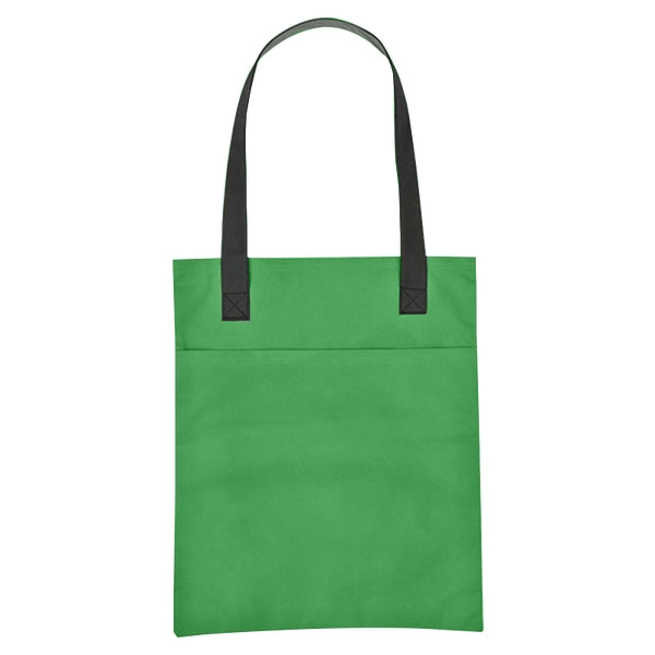 Budget Custom Non Woven Turnabout Brochure Tote Bag
