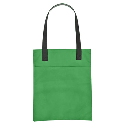 Budget Custom Non Woven Turnabout Brochure Tote Bag