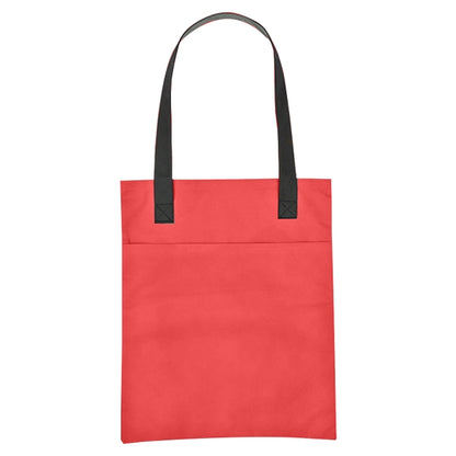 Budget Custom Non Woven Turnabout Brochure Tote Bag