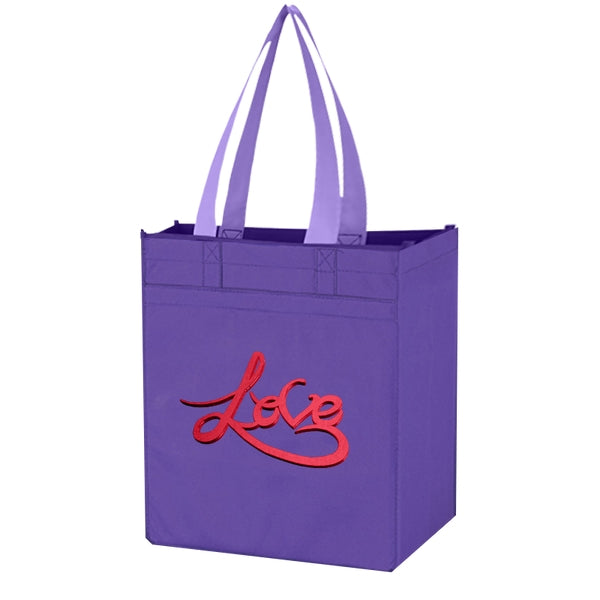 Budget Custom Non Woven Market Shopper Tote Bag