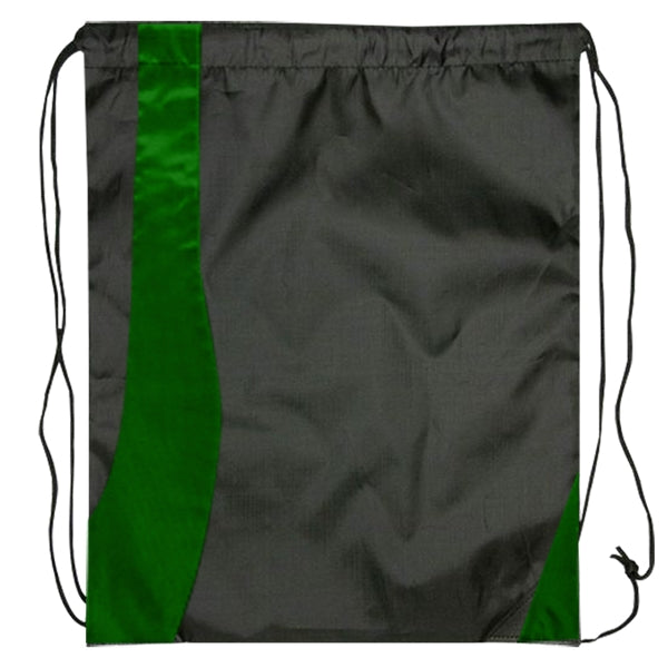 Budget Two Tone Wavy Drawstring Tote Bag