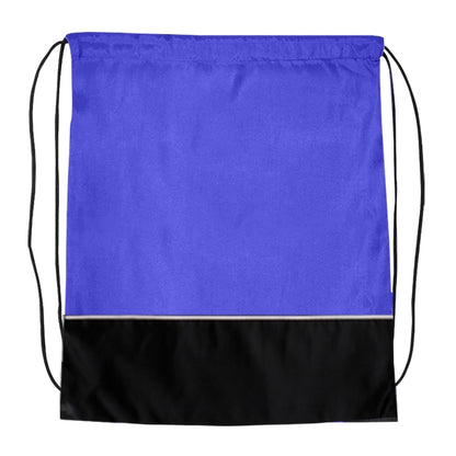 Budget Custom Two Tone Classic Drawstring Tote Bag