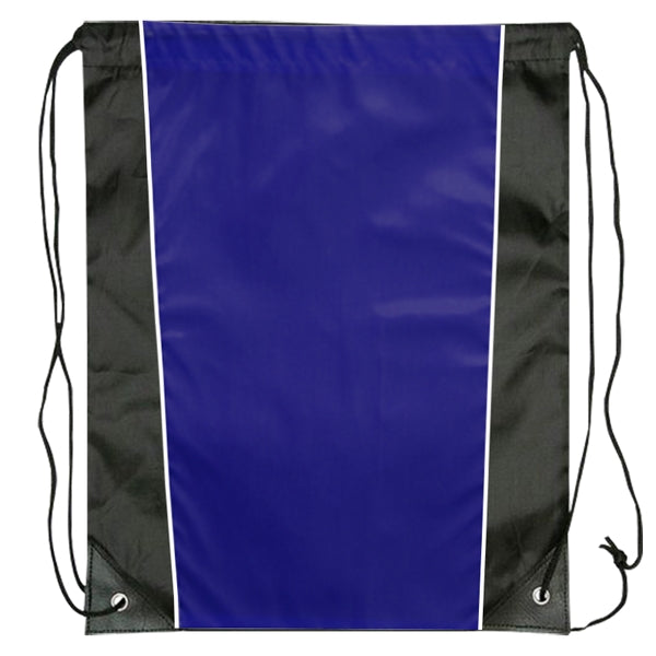 Budget Custom Two Tone Sided Drawstring Tote Bag