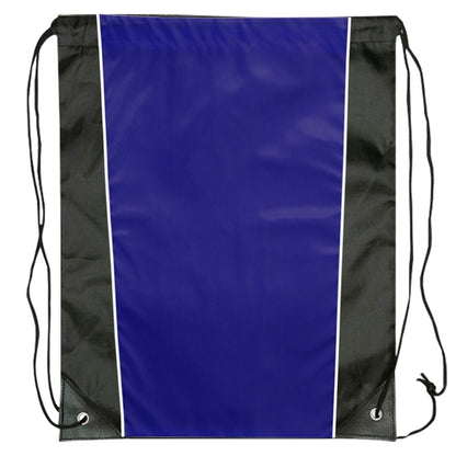 Budget Custom Two Tone Sided Drawstring Tote Bag