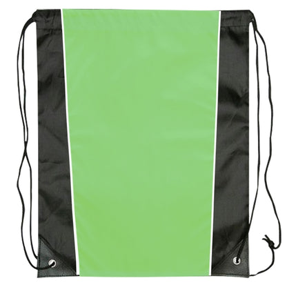 Budget Custom Two Tone Sided Drawstring Tote Bag