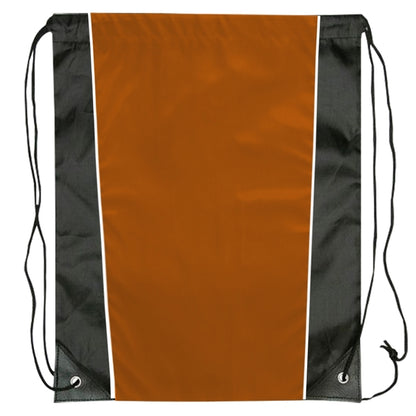 Budget Custom Two Tone Sided Drawstring Tote Bag