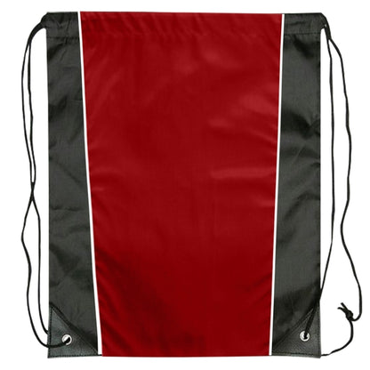 Budget Custom Two Tone Sided Drawstring Tote Bag