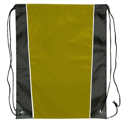Budget Custom Two Tone Sided Drawstring Tote Bag