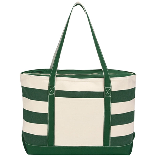 Budget Custom Cotton Nautical Tote Bag-BG