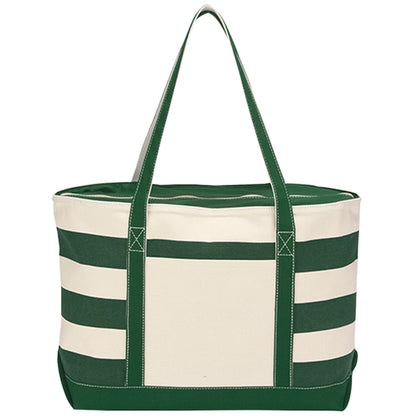 Budget Custom Cotton Nautical Tote Bag-BG
