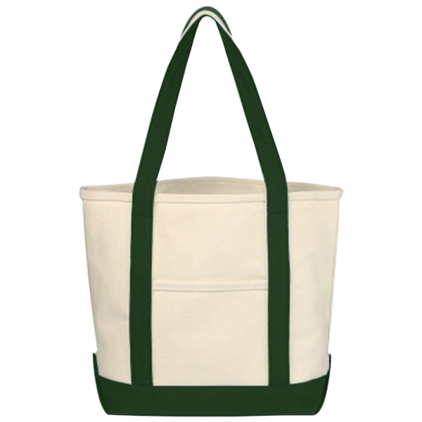 Budget Custom Small Heavy Cotton Canvas Boat Tote Bag