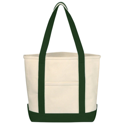 Budget Custom Small Heavy Cotton Canvas Boat Tote Bag