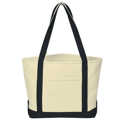 Budget Custom Heavy Cotton Canvas Boat Tote Bags