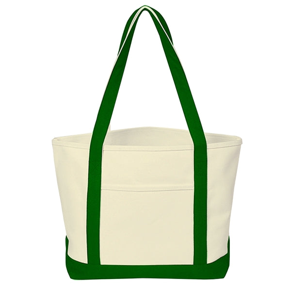 Budget Custom Heavy Cotton Canvas Boat Tote Bags