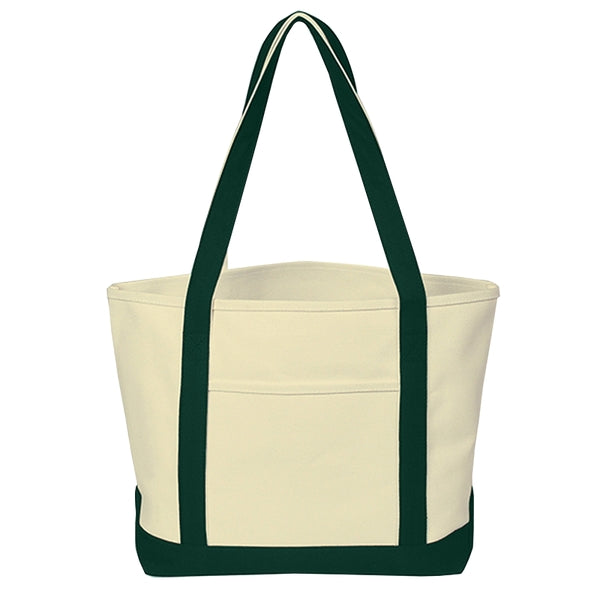 Budget Custom Heavy Cotton Canvas Boat Tote Bags