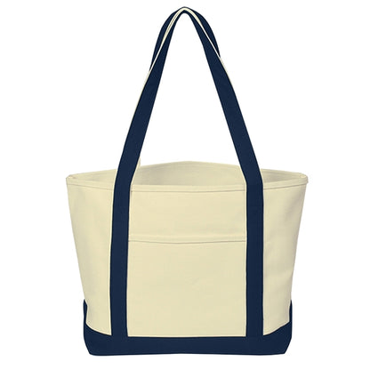 Budget Custom Heavy Cotton Canvas Boat Tote Bags