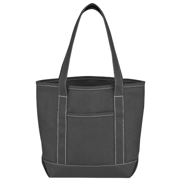 Budget Custom Small Cotton Canvas Yacht Tote Bag