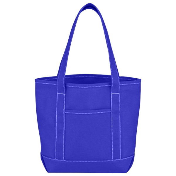 Budget Custom Small Cotton Canvas Yacht Tote Bag