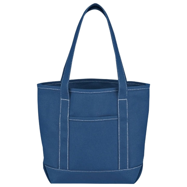 Budget Custom Small Cotton Canvas Yacht Tote Bag
