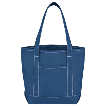 Budget Custom Small Cotton Canvas Yacht Tote Bag