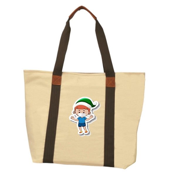 Budget Custom Saratoga Tote Bag - BG