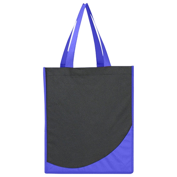 Budget Custom Non Woven Tote Bag With Accent Trim - BG