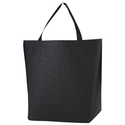 Budget Custom Non-Woven Leather Look Tote Bag