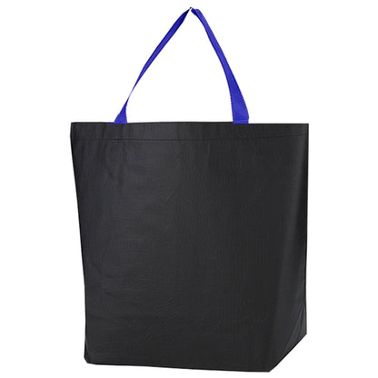 Budget Custom Non-Woven Leather Look Tote Bag