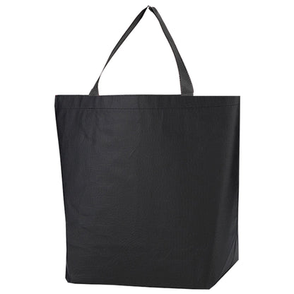 Budget Custom Non-Woven Leather Look Tote Bag