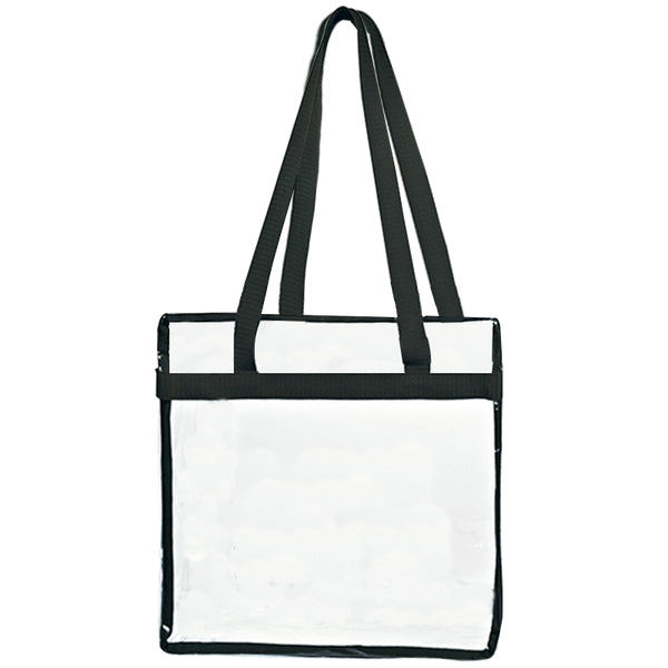 Budget Custom Clear Tote Bag With Zipper