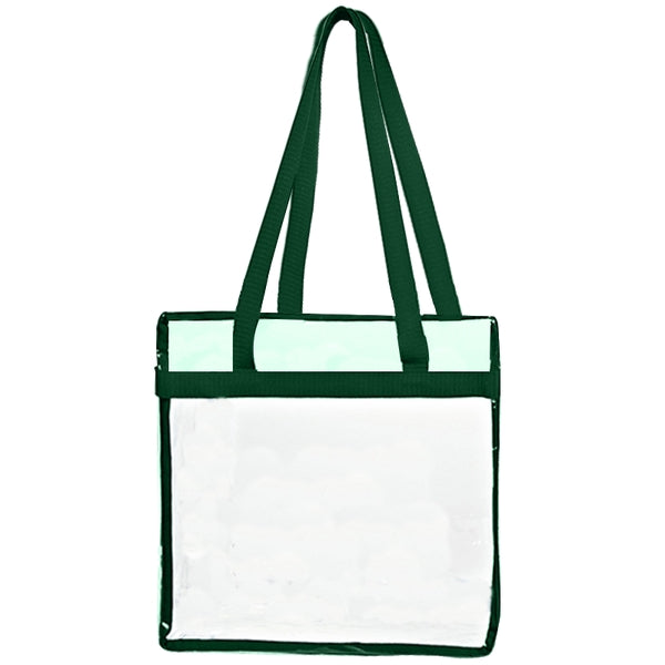 Budget Custom Clear Tote Bag With Zipper