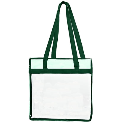 Budget Custom Clear Tote Bag With Zipper