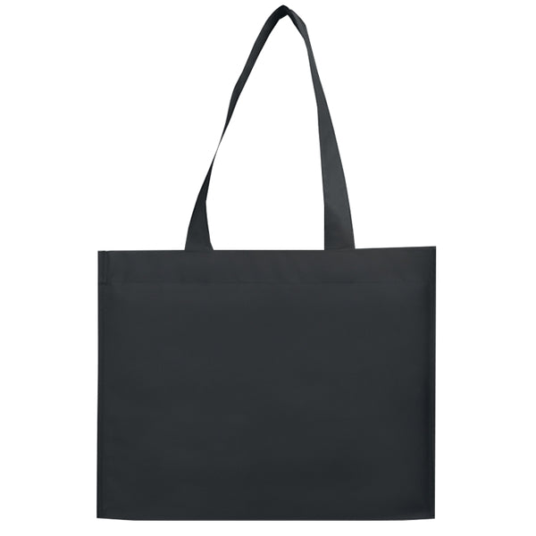 Budget Custom Matte Laminated Non Woven Shopper Tote Bag-BG
