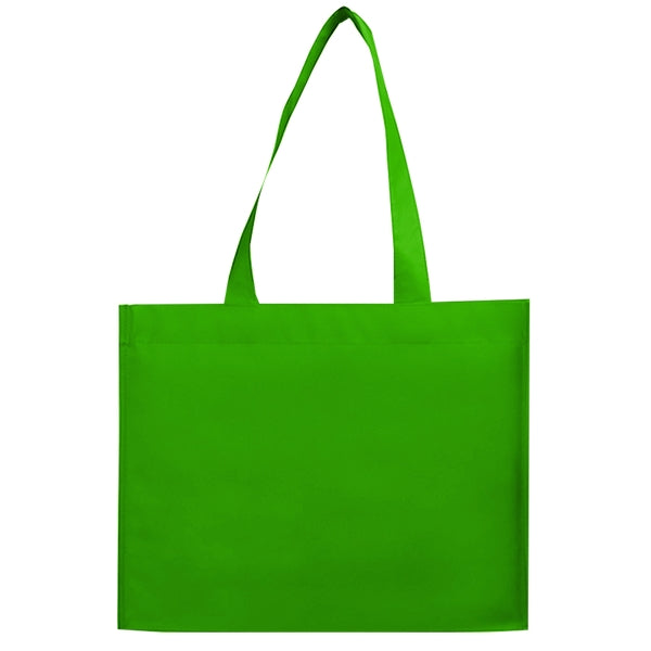 Budget Custom Matte Laminated Non Woven Shopper Tote Bag-BG
