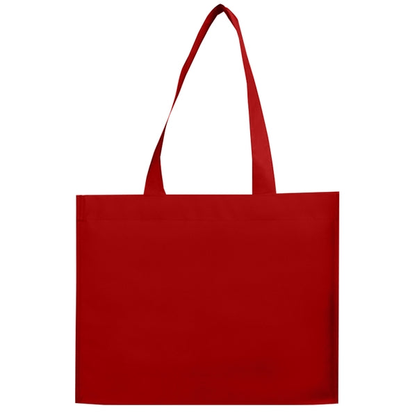 Budget Custom Matte Laminated Non Woven Shopper Tote Bag-BG