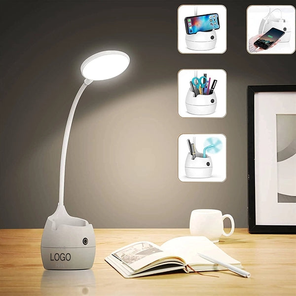 360 Gooseneck Desktop LED Desk Lamp with USB Charging Port