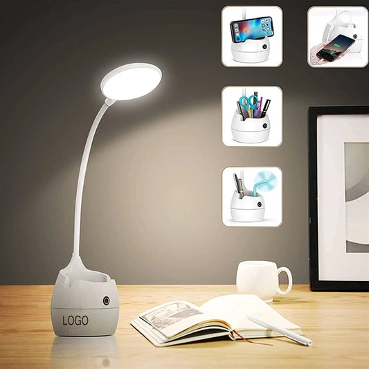 360 Gooseneck Desktop LED Desk Lamp with USB Charging Port
