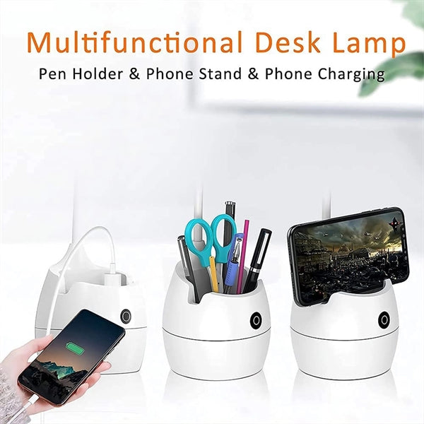 360 Gooseneck Desktop LED Desk Lamp with USB Charging Port