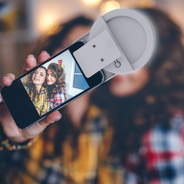 Rechargeable Selfie Ring Light with Mirror