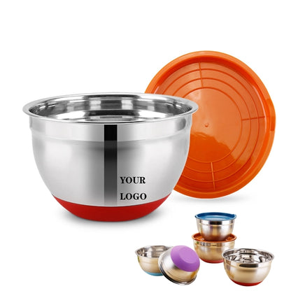 Stainless Mixing Bowl With Lid 18Cm