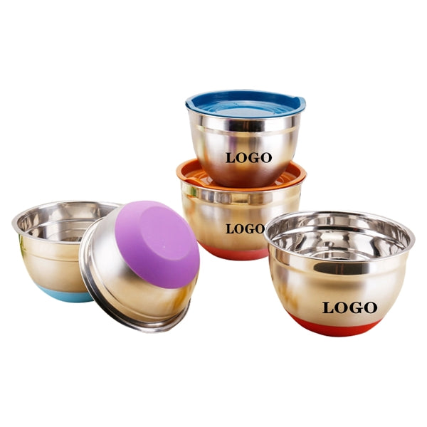 Stainless Mixing Bowl With Lid 18Cm