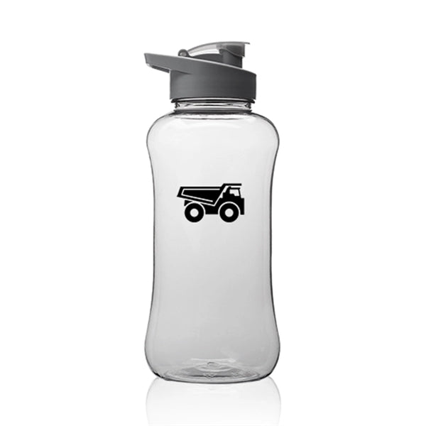 60 oz Athlete Plastic Sports Bottle w/ Flip top Lid & Handle