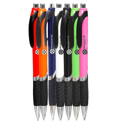 Bright Colors Rubber Grip Ballpoint Pen